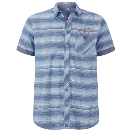 jan vanderstorm Jan Vanderstorm Overhemd Mertrich navy / hemelsblauw