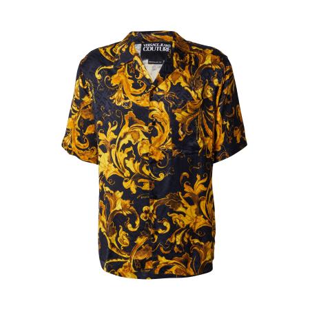 Versace Versace Jeans Couture Overhemd BOWLING pueblo / goudgeel / safraan / zwart
