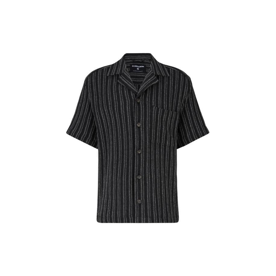 Strellson STRELLSON Overhemd Noem zwart / offwhite -