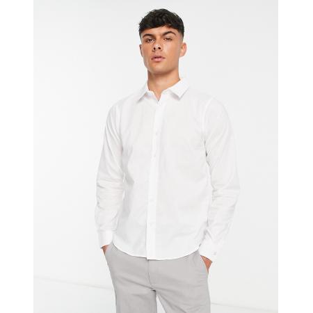 Bolongaro Trevor - Klassiek slim-fit overhemd-Wit