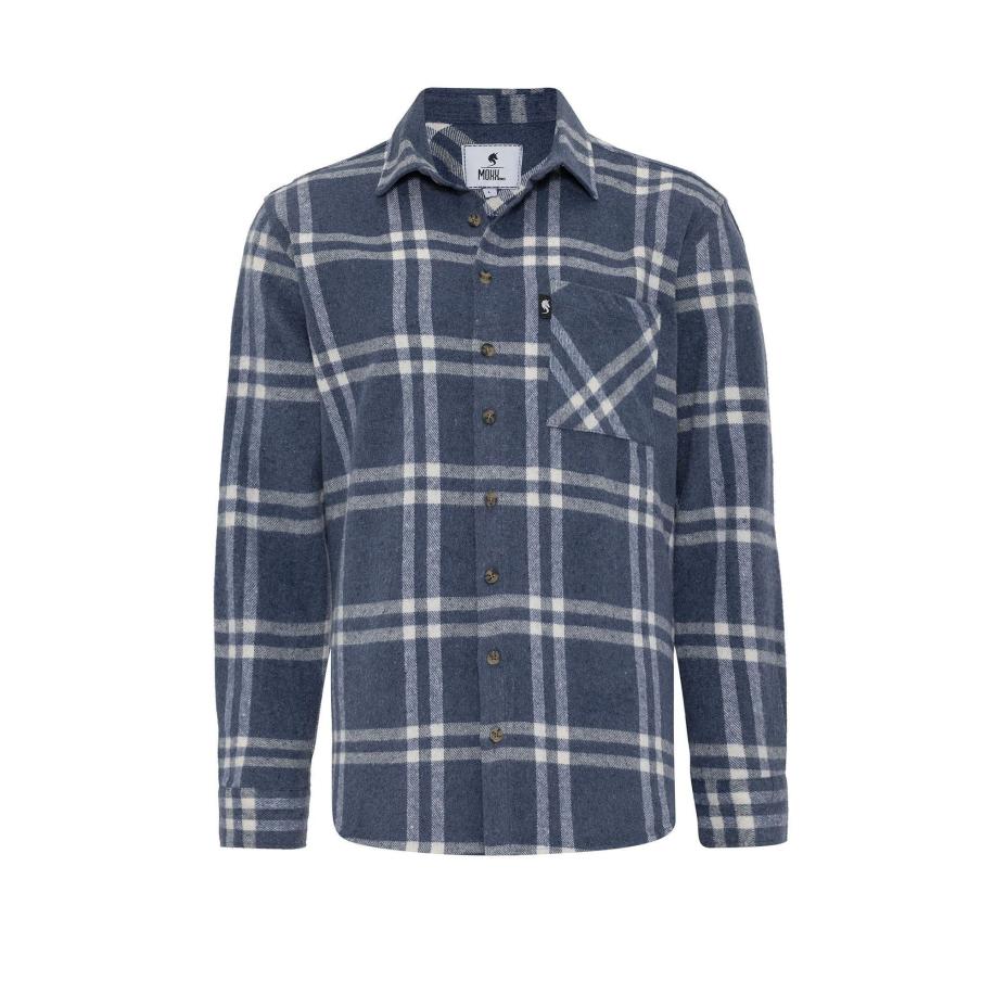 Moxx Paris Moxx Paris Overhemd donkerblauw / offwhite -