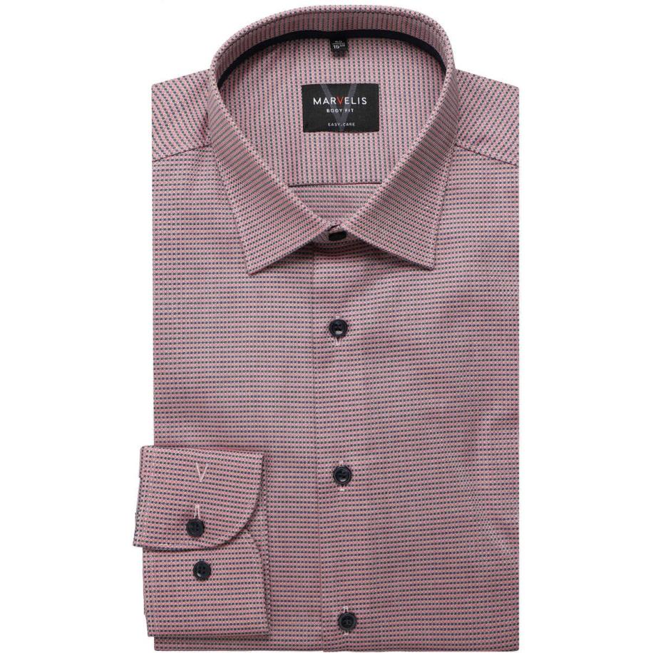 Marvelis Overhemd rozenhout, Faux-uni Roze
