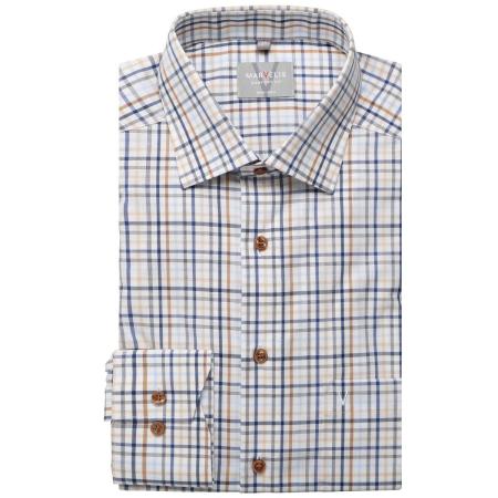 Marvelis Overhemd beige, Ruit