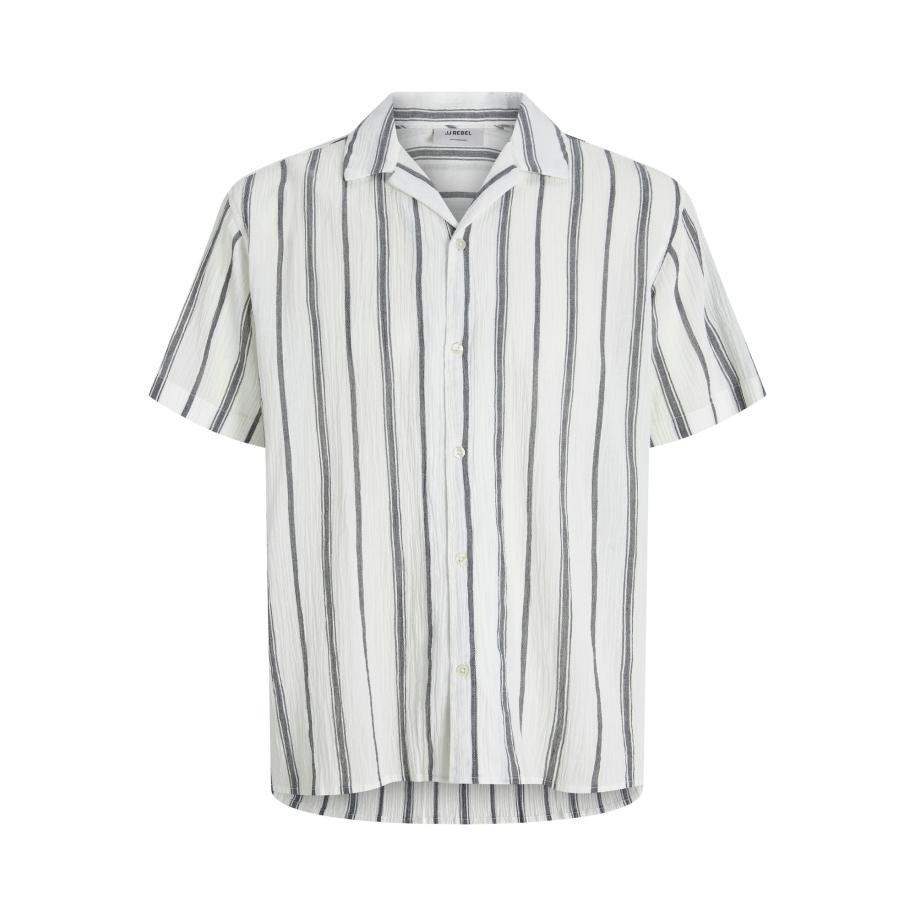 JJ Rebel JJ Rebel Overhemd JREBMAIMI donkergrijs / wit -