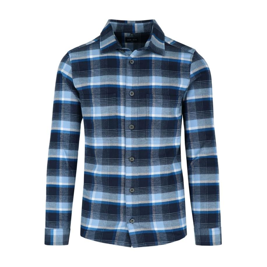 Marvelis Casual Overhemd marine, Ruit Blauw
