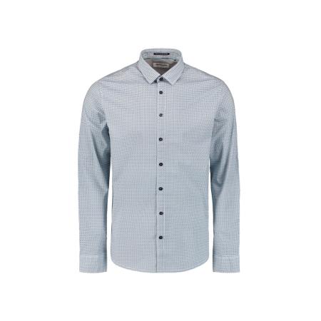 No Excess No Excess Overhemd azuur / wit