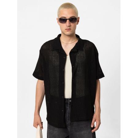 VAMOS CLO Overhemd zwart