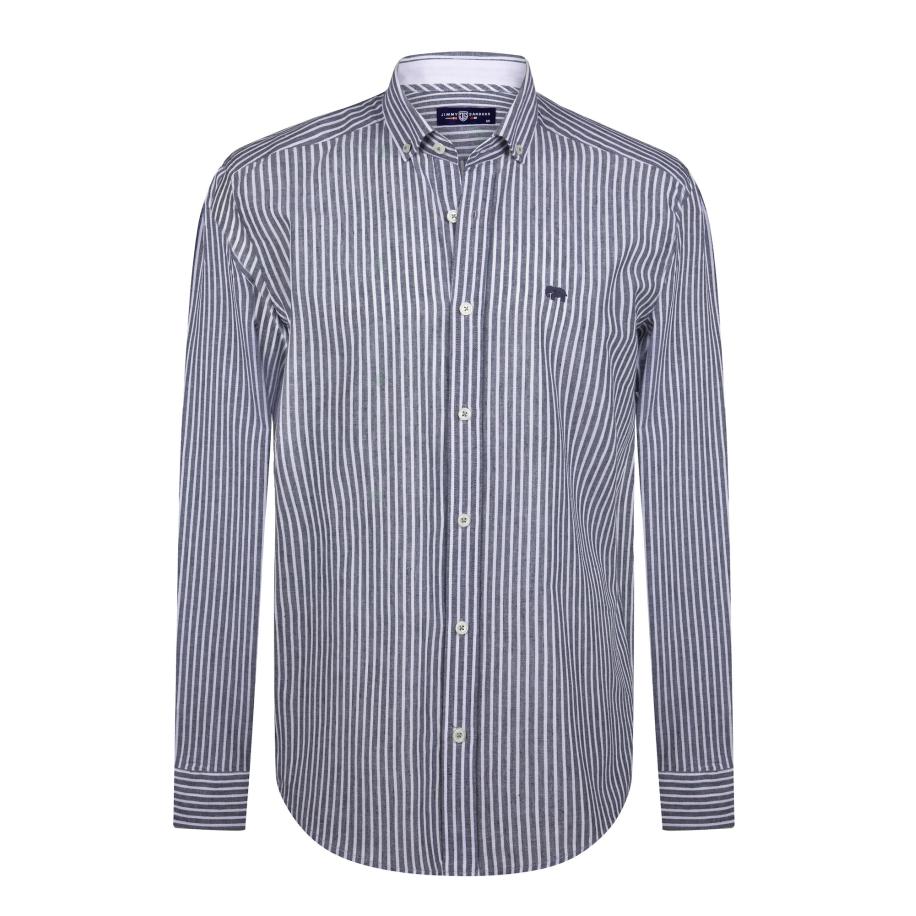 Jimmy Sanders Jimmy Sanders Overhemd navy -