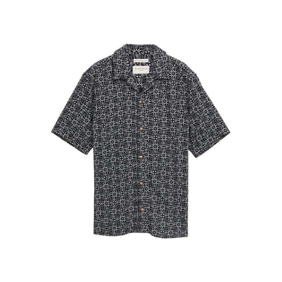 Tom Tailor TOM TAILOR Overhemd navy / wit -