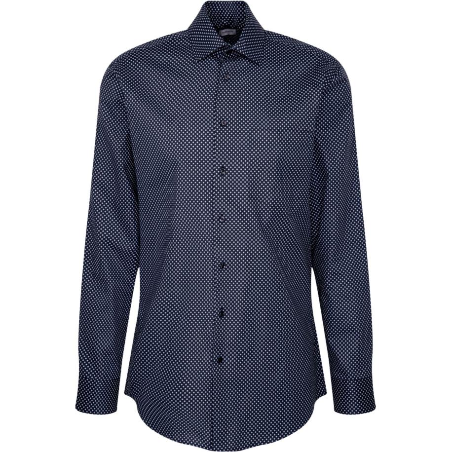 Seidensticker Overhemd ML6 (vanaf 68 CM) donkerblauw Blauw