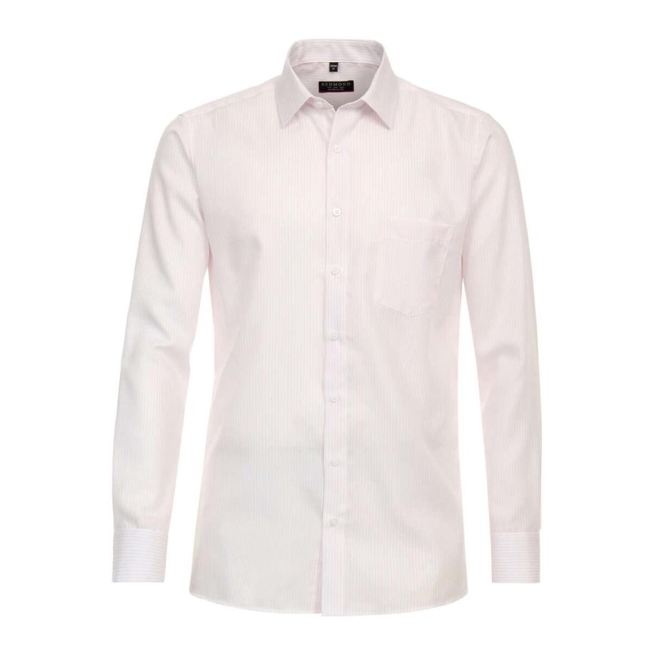 Redmond Overhemd, Gestreept Roze