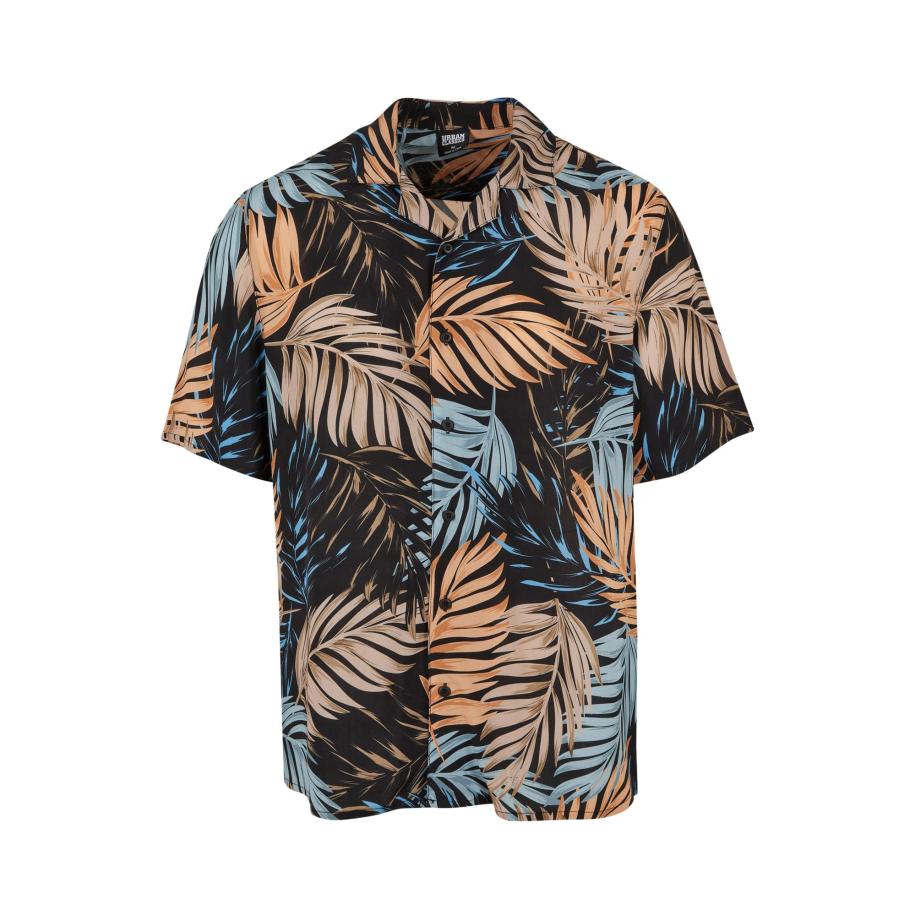 Urban Classics Urban Classics Overhemd beige / camel / smoky blue / zwart -