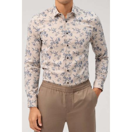 OLYMP No. Six Overhemd natuurlijk, Motief