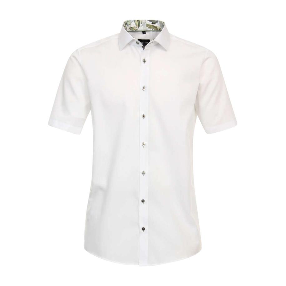 Venti Overhemd Korte mouw wit Wit