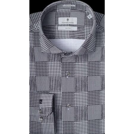 Thomas Maine Roma Jersey shirt grijs, Motief