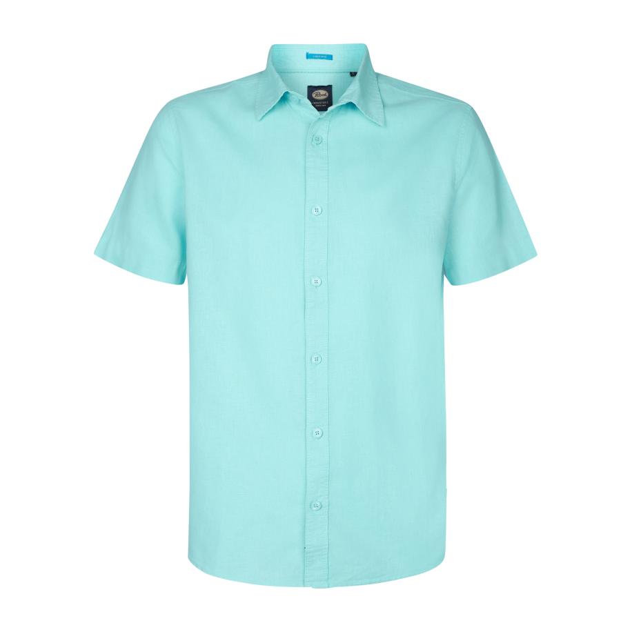 Petrol Industries Petrol Industries Overhemd Oceanbreeze aqua -