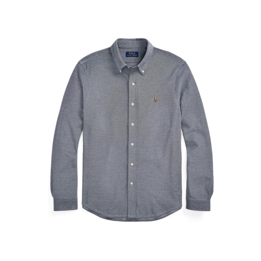 Polo Ralph Lauren Overhemd navy / wit Blauw