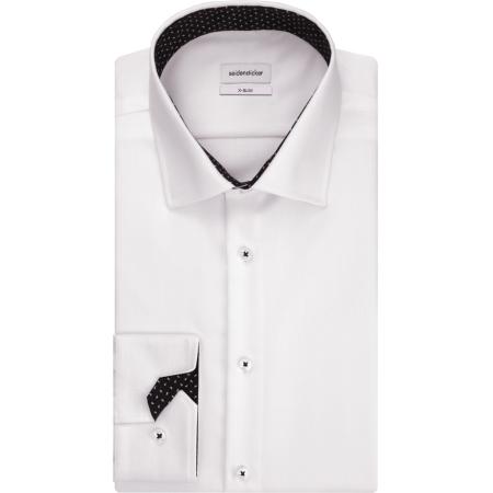 Seidensticker Overhemd wit, Effen