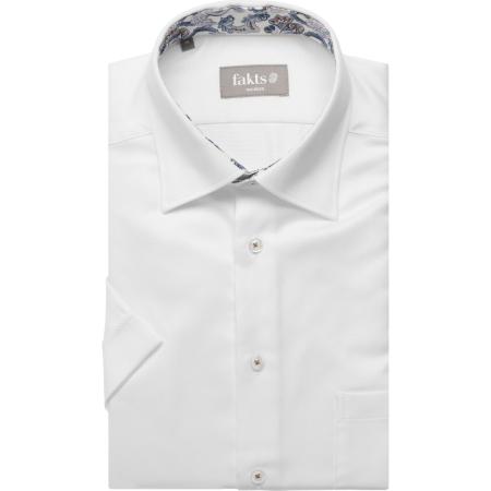 fakts Busy Overhemd Korte mouw wit