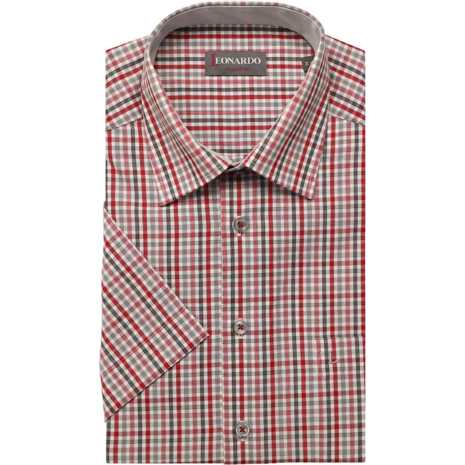 Leonardo by Jupiter Overhemd Korte mouw rood Rood