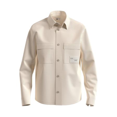 OLYMP x Boris Herrmann Overshirt ecru, Effen