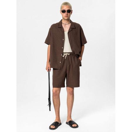 VAMOS CLO VAMOS CLO Overhemd Salvia bruin