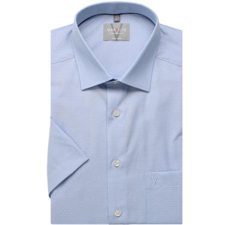 Marvelis Overhemd Korte mouw blauw