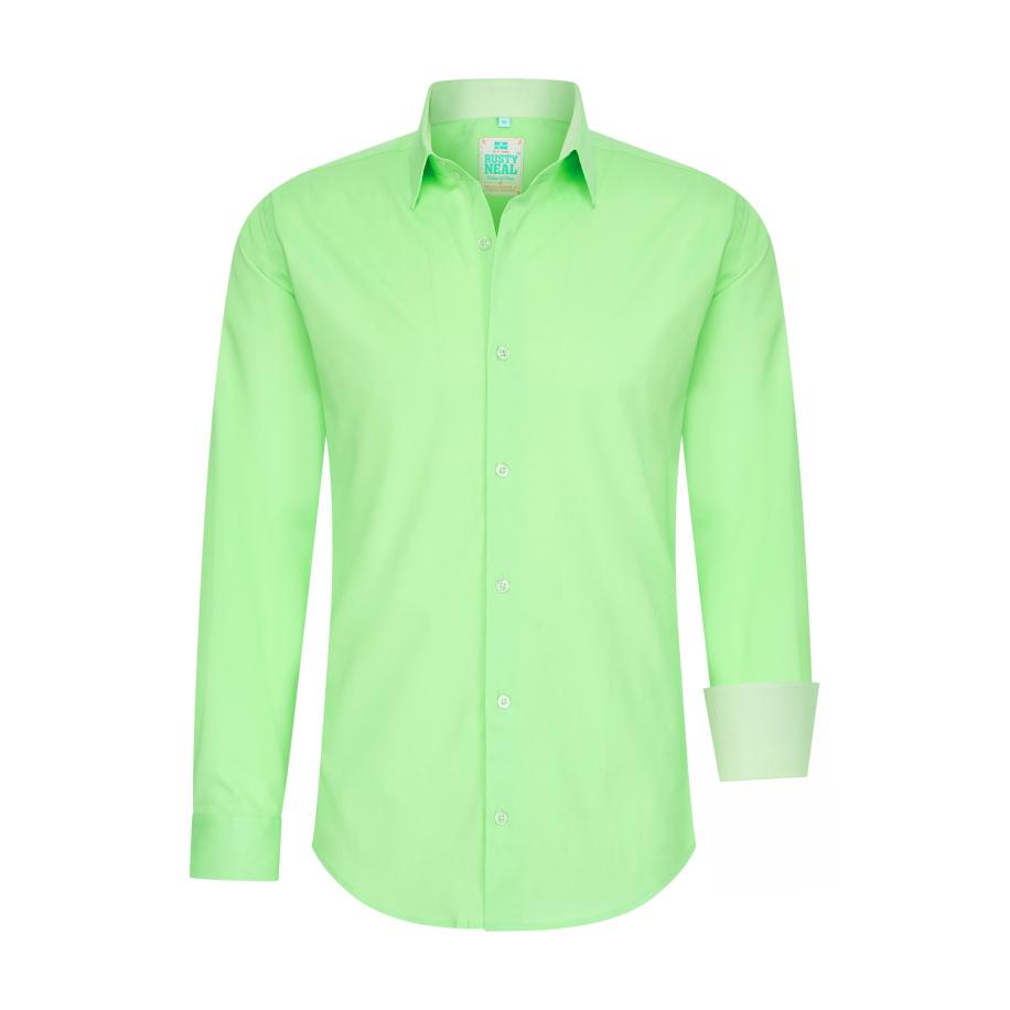Rusty Neal Rusty Neal Overhemd lichtgroen -