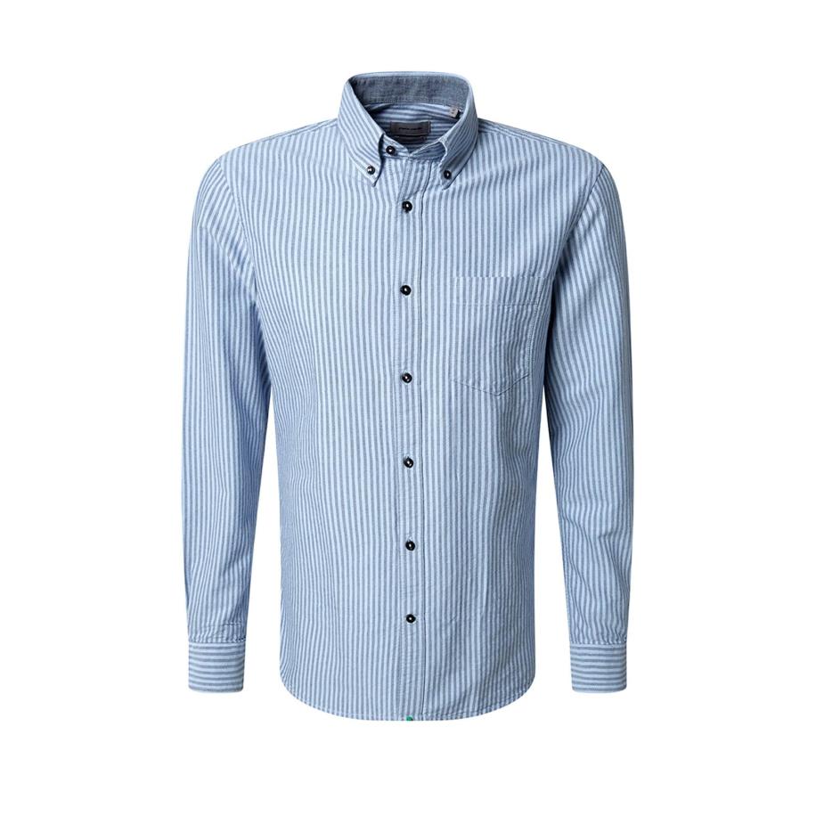 Pierre Cardin PIERRE CARDIN Overhemd lichtblauw / grijs -