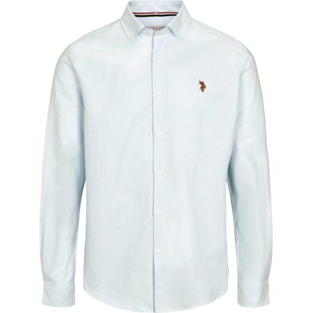 U.S. Polo Assn. U.S. POLO ASSN. Overhemd Armin pastelblauw