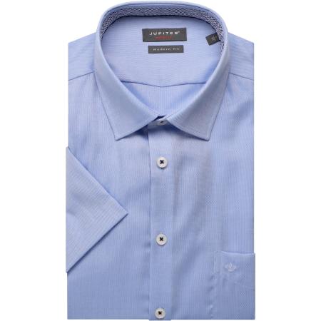 Jupiter Overhemd Korte mouw middenblauw