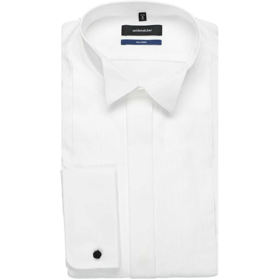 Seidensticker Gala shirt wit, Effen Wit