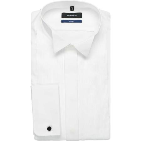 Seidensticker Gala shirt wit, Effen