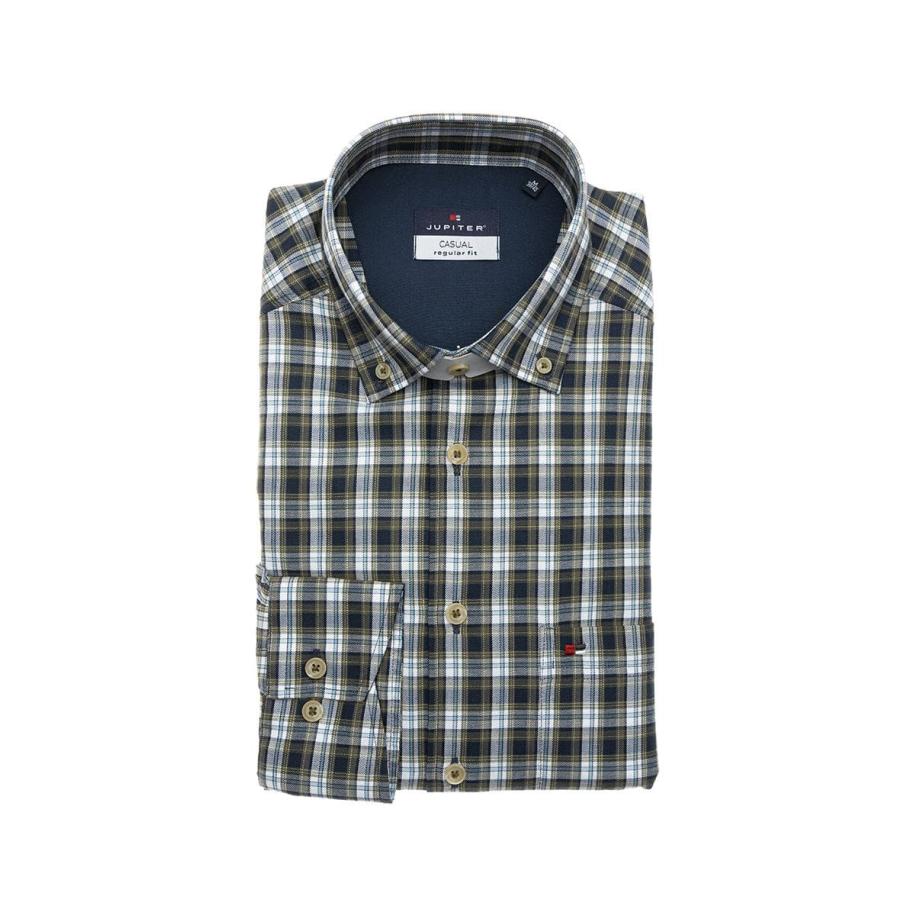 Jupiter Casual Overhemd groen, Ruit Groen