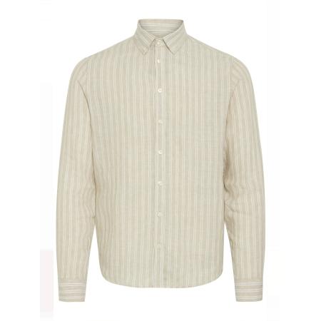 Casual Friday Casual Friday Overhemd CFDALLAS striped taupe