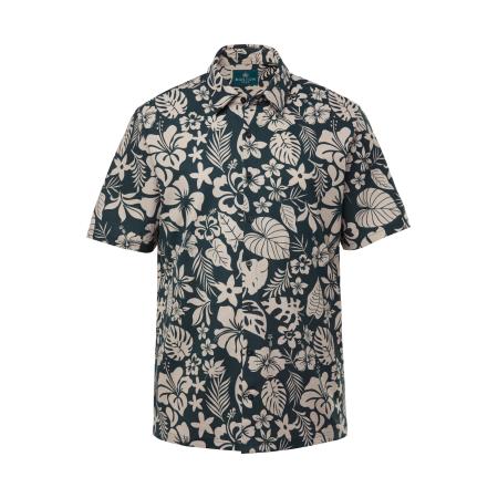 Boston Park Boston Park Overhemd lichtbeige / smaragd