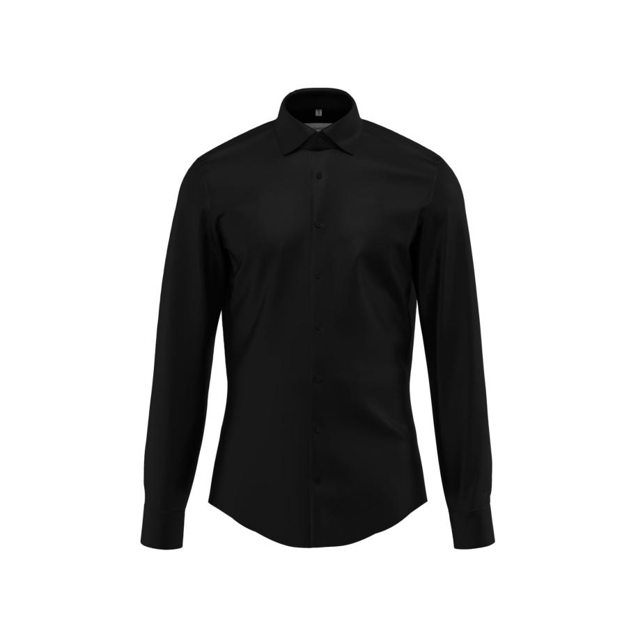 SEIDENSTICKER Zakelijk overhemd zwart Zwart