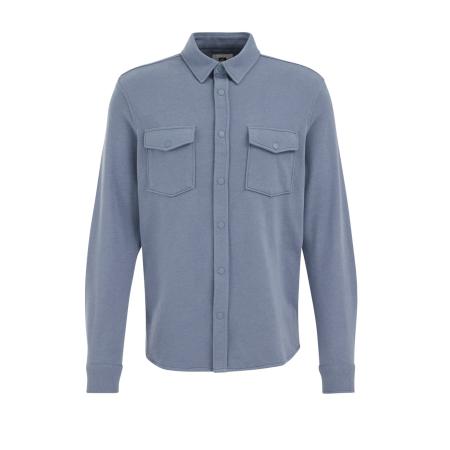 Fundamentals heren Regular fit overshirt van katoenmix - Regular fit - Lavendel - Katoen - Maat: XXL