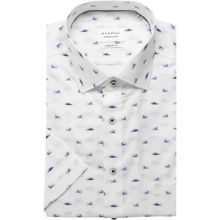 ETERNA Overhemd Korte mouw blauw