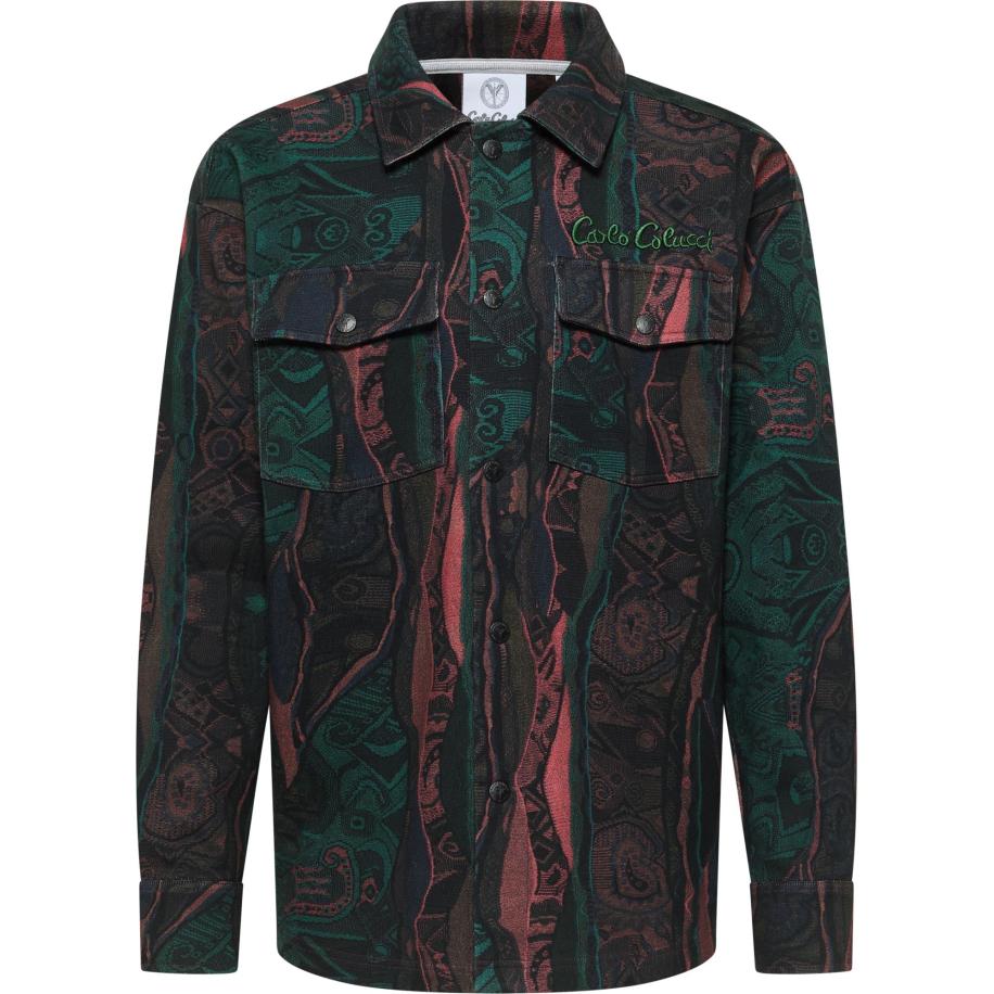 carlo colucci Carlo Colucci Overhemd Esposti bordeaux -