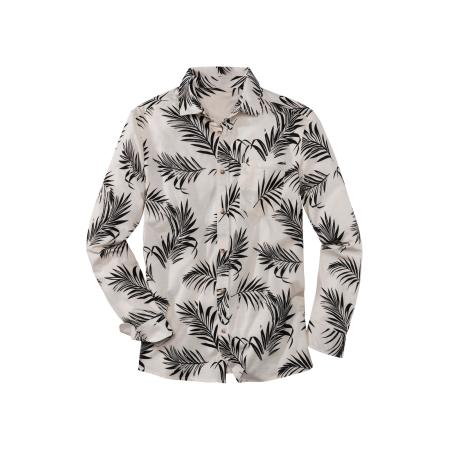 JOHN DEVIN JOHN DEVIN Overhemd crème / zwart