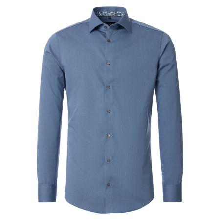 Venti Overhemd blauw, Faux-uni