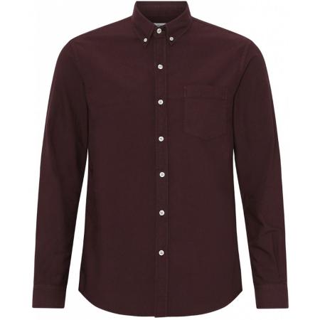 Colorful Standard Overhemd Bordeaux