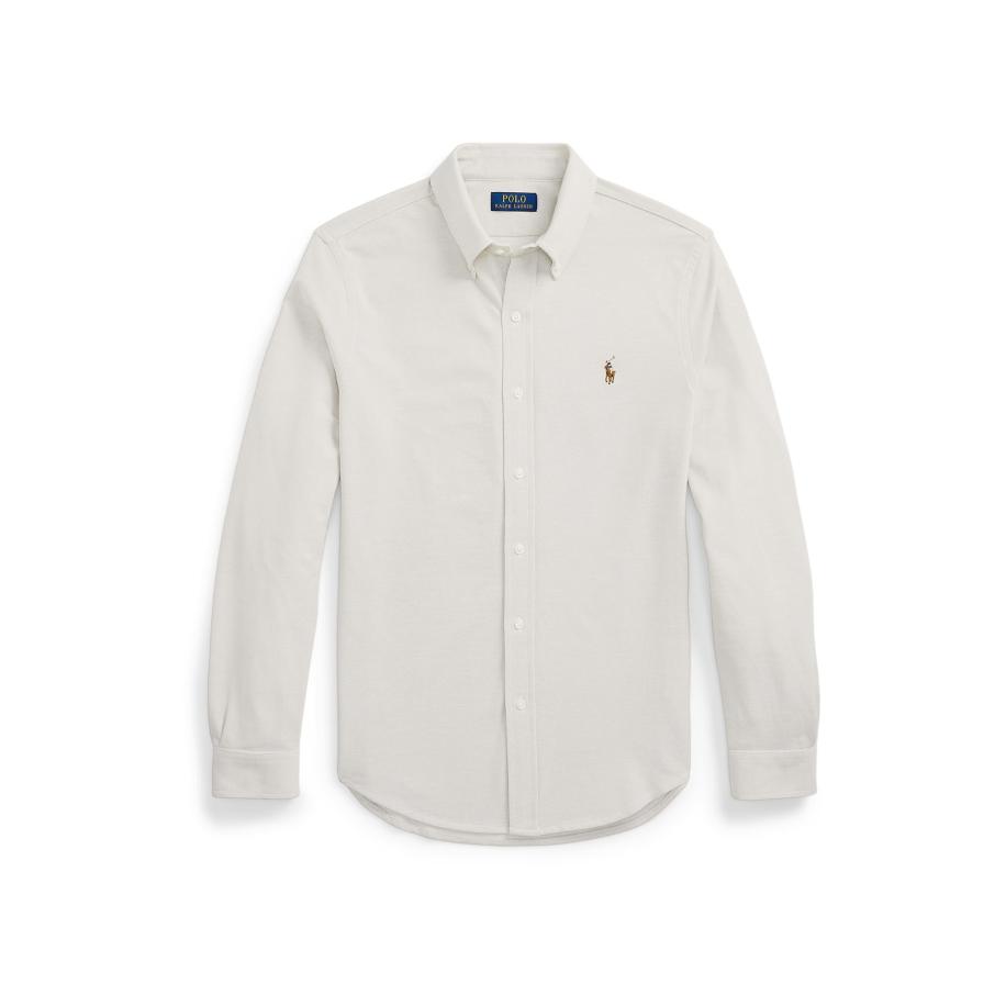 Polo Ralph Lauren Overhemd ombergrijs / wit Wit