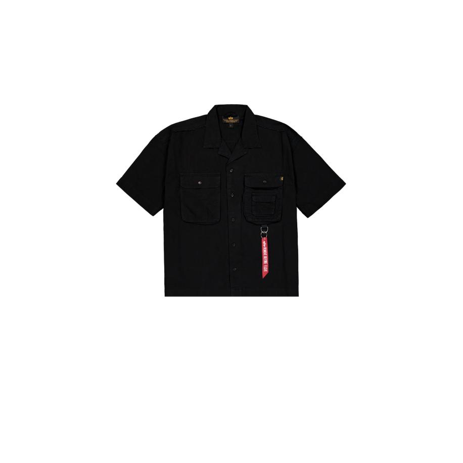 Alpha Industries ALPHA INDUSTRIES Overhemd Aloha grijs / zwart -