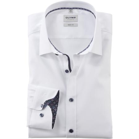 OLYMP Level Five Overhemd ML6 (vanaf 68 CM) wit
