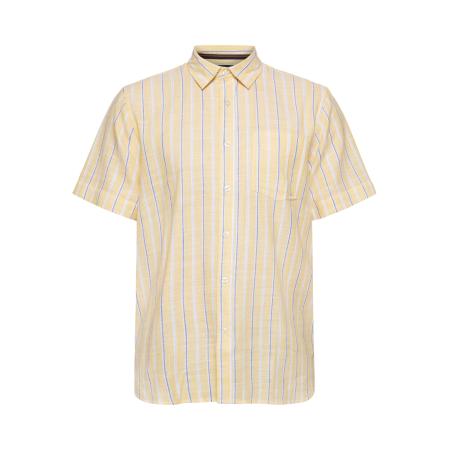 Signal Overhemd Hunk blauw / pasteelgeel / lichtgrijs / wit