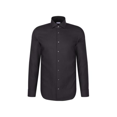 Seidensticker SEIDENSTICKER Zakelijk overhemd Smart Classics donkergrijs
