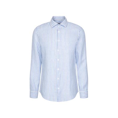 Seidensticker SEIDENSTICKER Overhemd lichtblauw / wit