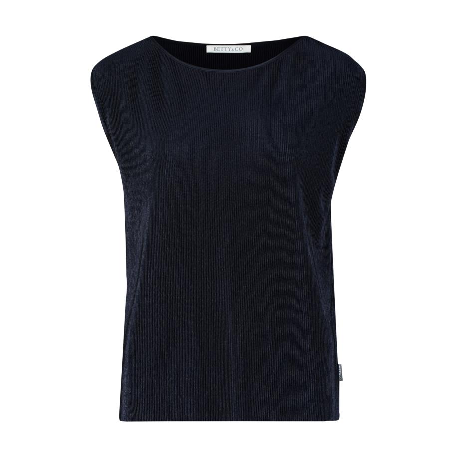 Betty & Co Betty & Co Blouse nachtblauw -